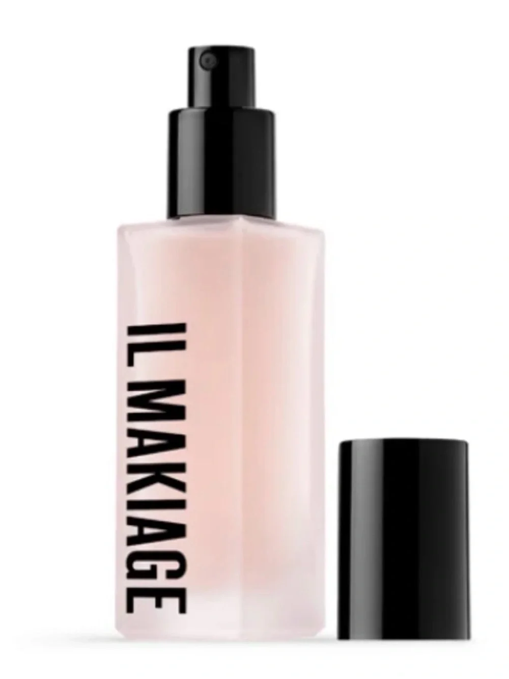 IL MAKIAGE Mattifying Makeup Setting Spray – Black Cap, Pale Pink Bottle